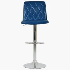 Arden Vintage Blue Faux Leather Swivel Bar Stool -Furniture Specialty Store arden vintage blue 1