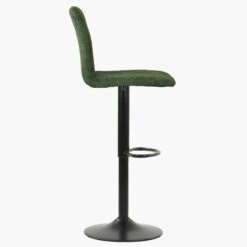 Ares Vintage Green Faux Leather Swivel Bar Stool -Furniture Specialty Store ares green 2