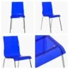Ava Gel Dark Blue Acrylic Dining Chair With Chrome Legs 2 Ava Gel Dark Blue Acrylic Dining Chair With Chrome Legs -Furniture Specialty Store ava sapphire white