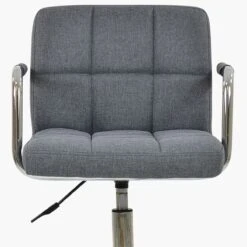 Bahama Dark Grey Fabric Small Home Swivel Office Chair -Furniture Specialty Store bahama charcoal 5 1 1