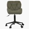 Barnes Taupe Leather Small Home Swivel Office Chair -Furniture Specialty Store barnes taupe 1