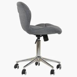 Bay Grey Fabric Small Home Swivel Office Chair -Furniture Specialty Store bay charcoal 2