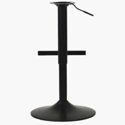 Replacement Bar Stool With Circle Base And T-Bar Footrest Black -Furniture Specialty Store black t bar 1