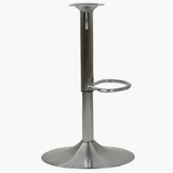 Replacement Bar Stool Full Base, Gas Lift, Footrest Brushed Steel -Furniture Specialty Store brushed base 2