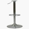 Replacement Bar Stool Full Base, Gas Lift, Footrest Brushed Steel -Furniture Specialty Store brushed base 4