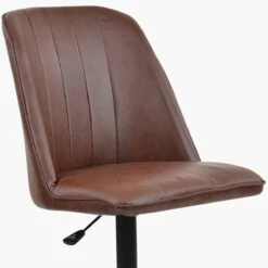 Cambourne Vintage Brown Faux Leather Swivel Home Office Chair 9 Cambourne Vintage Brown Faux Leather Swivel Home Office Chair -Furniture Specialty Store cambourne vintage 4