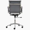 Casino Grey Faux Leather Swivel & Recline Office Chair With Arms -Furniture Specialty Store casino grey 1 2