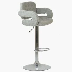 Chase Stone Grey Boucle Kitchen Breakfast Stool With Arms -Furniture Specialty Store chase beige boucle 2
