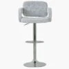 Chase Grey Boucle Kitchen Breakfast Stool With Arms -Furniture Specialty Store chase grey boucle 1