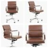 Chester Padded Vintage Brown Leather Swivel & Recline Office Chair With Arms -Furniture Specialty Store chester vintage 1st image