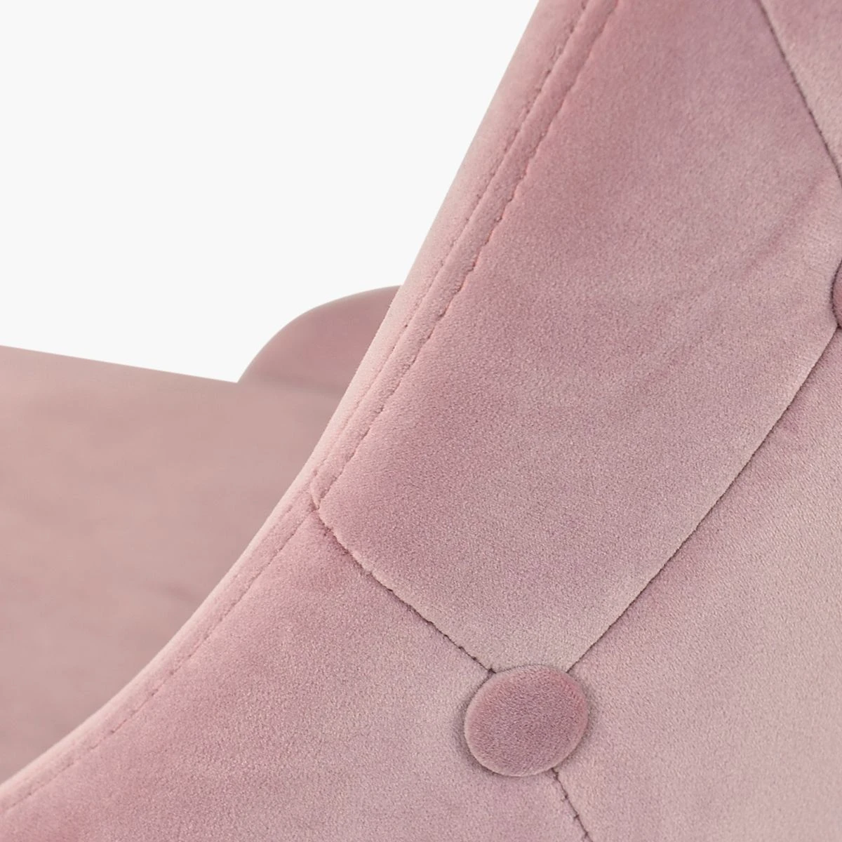 Colorado Pink Velvet Black Silver Leg Breakfast Stool