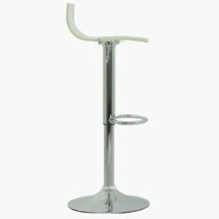 Crystal Clear Acrylic Chrome Base Barstool