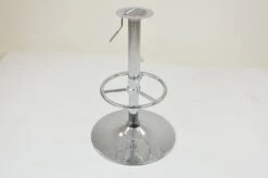Replacement Bar Stool Full Base - Circle Footrest Chrome