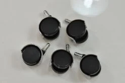 Office Chair Wheels Chrome Top Trim (pack Of 5)