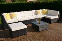 LaManga 7 Seater Garden Rattan Corner Sofa Set With Table Grey -Furniture Specialty Store dsc 7617 2