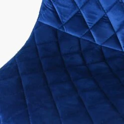 Finn Blue Velvet Black Leg Breakfast Stool -Furniture Specialty Store finn blue 4