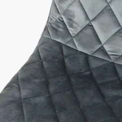 Finn Dark Grey Velvet Black Leg Barstool -Furniture Specialty Store finn dark grey 4