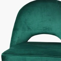 Flair Green Velvet Dining Chair With Black Legs -Furniture Specialty Store flair green velvet black leg 5 1
