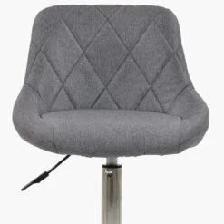 Flux Dark Grey Fabric Small Swivel Desk Chair -Furniture Specialty Store flux charcoal 5