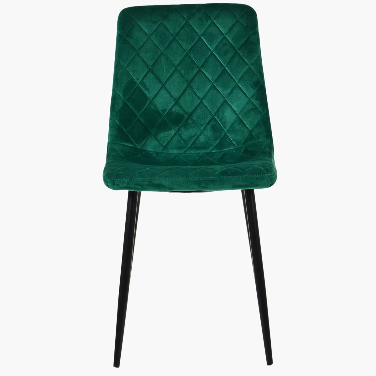 Hart Green Velvet Dining Chair With Black Legs 3 Hart Green Velvet Dining Chair With Black Legs