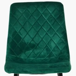 Hart Green Velvet Dining Chair With Black Legs 10 Hart Green Velvet Dining Chair With Black Legs -Furniture Specialty Store hart dark green black leg 5