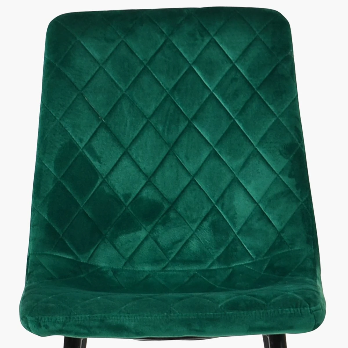 Hart Green Velvet Dining Chair With Black Legs 6 Hart Green Velvet Dining Chair With Black Legs - Image 4