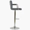 Havana Dark Grey Fabric Barstool With Arms -Furniture Specialty Store havana charcoal 2 3