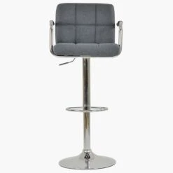 Havana Dark Grey Fabric Barstool With Arms -Furniture Specialty Store havana charcoal 3 3