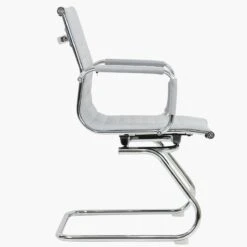 Howden Grey Fabric Office Chair Without Wheels