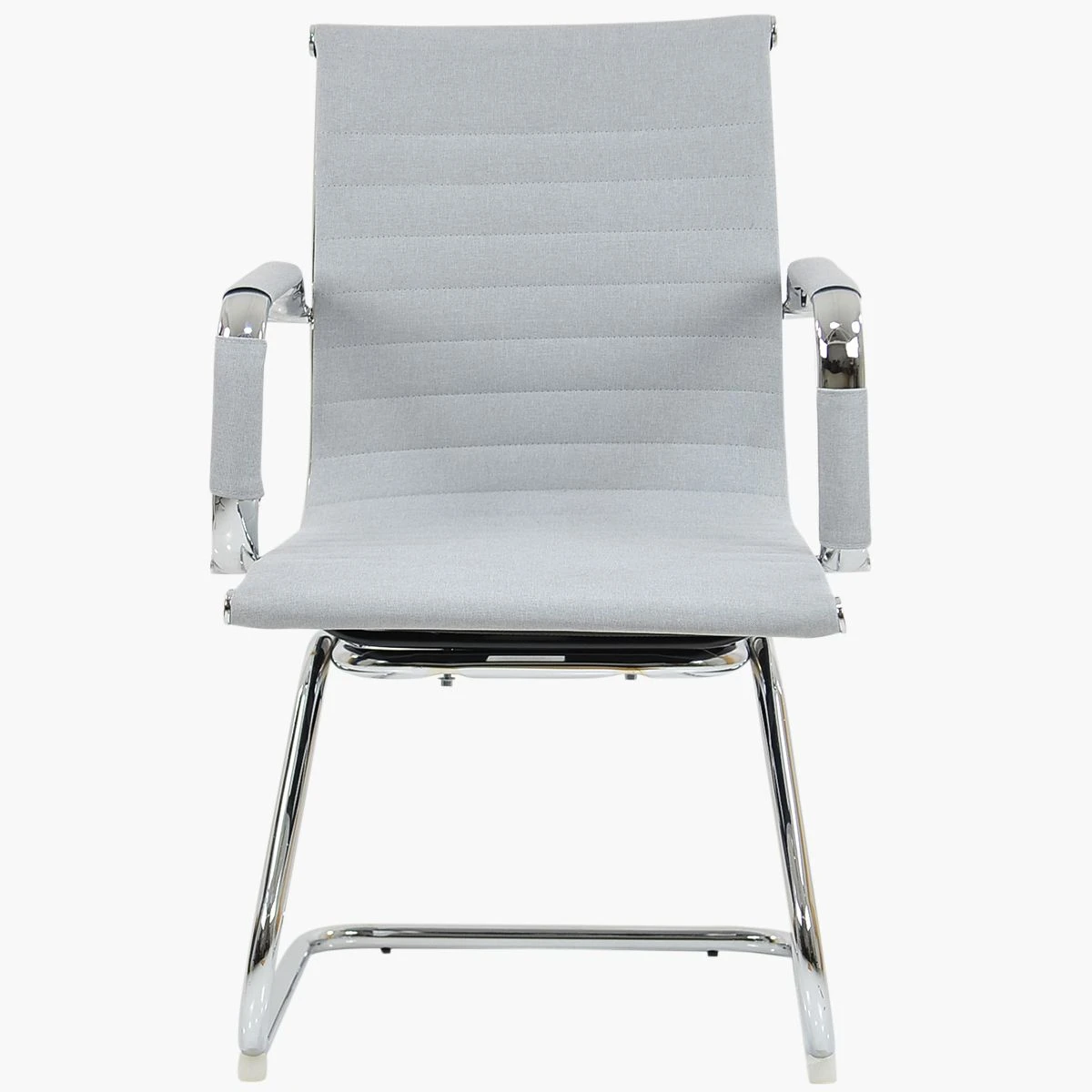 Howden Grey Fabric Office Chair Without Wheels 4 Howden Grey Fabric Office Chair Without Wheels - Image 2