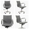 Jenson Grey Faux Leather Swivel & Recline Office Chair With Arms -Furniture Specialty Store jenson grey white 1