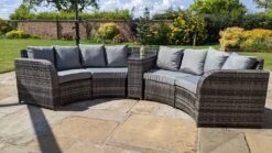 Jerez 4 Seater Garden Rattan Circle Sofa Set With Table Black 33 Jerez 4 Seater Garden Rattan Circle Sofa Set With Table Black -Furniture Specialty Store jevez 4 seater 11 2