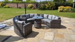 Jerez 6 Seater Rattan Sofa Set & Table Grey -Furniture Specialty Store jevez 6 seater 3