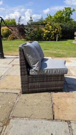 Jerez 5 Seater Garden Rattan Circle Sofa Set With Table Brown -Furniture Specialty Store jevez parts 1 10