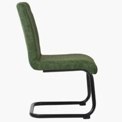 Kendal Vintage Green Leather Dining Chair -Furniture Specialty Store kendal antique green 3