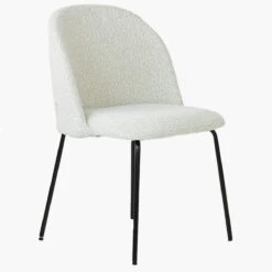 Merino Cream Boucle Dining Chair -Furniture Specialty Store merino cream 2