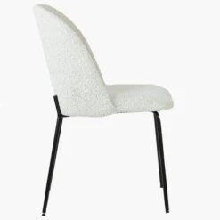 Merino Cream Boucle Dining Chair -Furniture Specialty Store merino cream 3