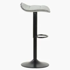 Mira Cream Boucle Black Base Breakfast Stool -Furniture Specialty Store mira cream boucle 3