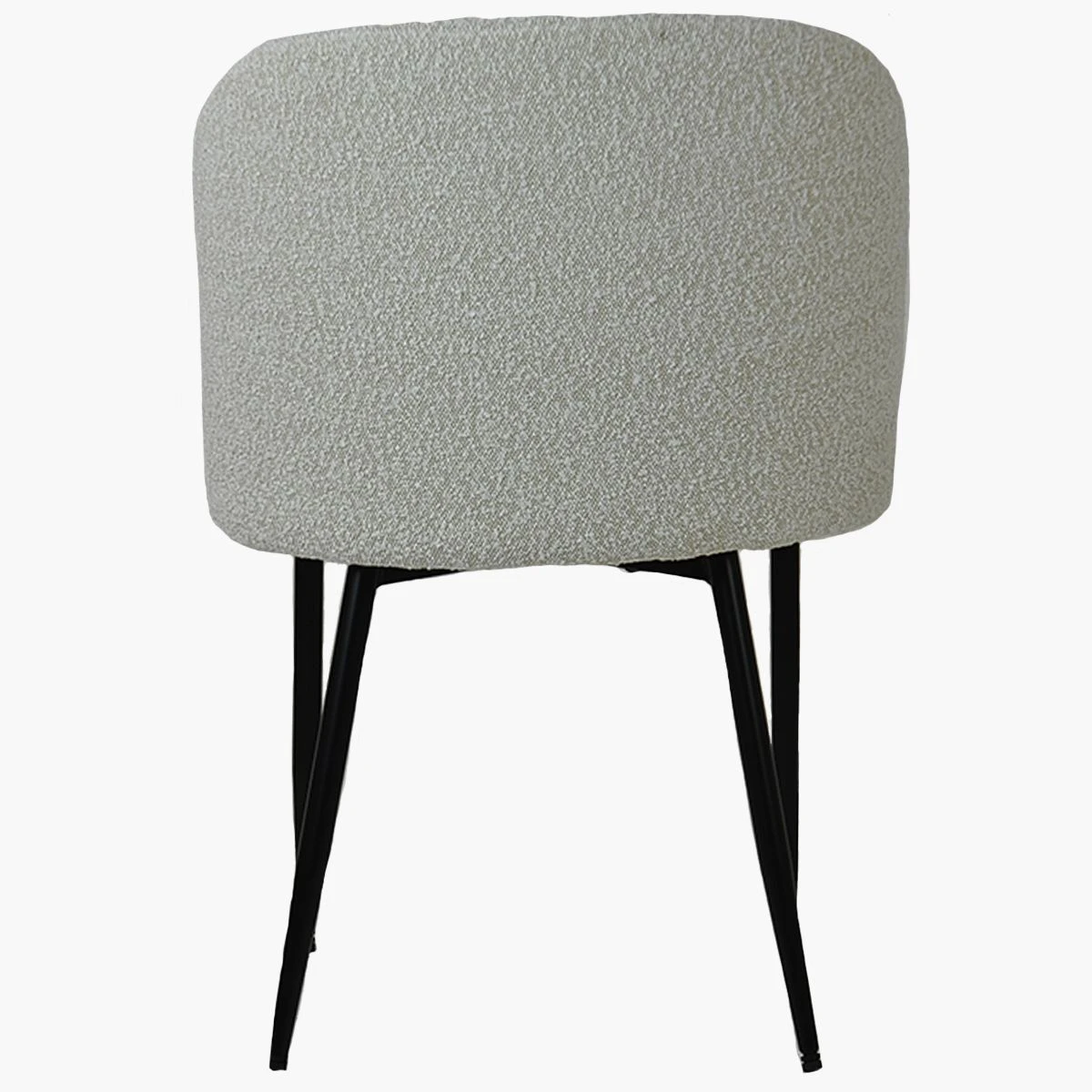 Montadale Cream Boucle Dining Chair With Black Legs 7 Montadale Cream Boucle Dining Chair With Black Legs - Image 5