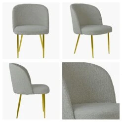 Montadale Cream Boucle Dining Chair Gold Legs 9 Montadale Cream Boucle Dining Chair Gold Legs -Furniture Specialty Store montdale cream boucle gold 4