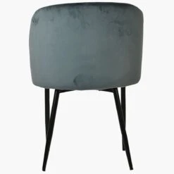 Montadale Dark Grey Velvet Dining Chair With Black Legs 11 Montadale Dark Grey Velvet Dining Chair With Black Legs -Furniture Specialty Store montdale dark grey velvet 1