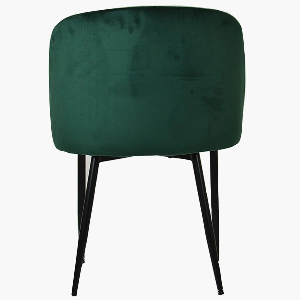 Montadale Green Velvet Dining Chair With Black Legs 7 Montadale Green Velvet Dining Chair With Black Legs - Image 5