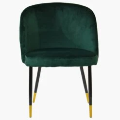 Montadale Green Velvet Dining Chair With Black / Gold Legs 7 Montadale Green Velvet Dining Chair With Black / Gold Legs -Furniture Specialty Store montdale green gold tip 1