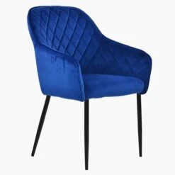 Opus Carver Blue Velvet Dining Chair With Black Leg 8 Opus Carver Blue Velvet Dining Chair With Black Leg -Furniture Specialty Store opus blue black 2