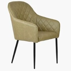 Opus Carver Cream Leather Dining Chair With Black Leg -Furniture Specialty Store opus carver antique cream black 2