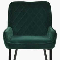 Opus Side Green Velvet Dining Chair With Black Gold Legs 10 Opus Side Green Velvet Dining Chair With Black Gold Legs -Furniture Specialty Store opus side green gold tip 5