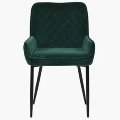 Opus Side Green Velvet Dining Chair With Black Legs 8 Opus Side Green Velvet Dining Chair With Black Legs -Furniture Specialty Store opus side green velvet black leg 2
