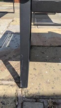 Portmore 4 Seater Sofa Set & Table Black