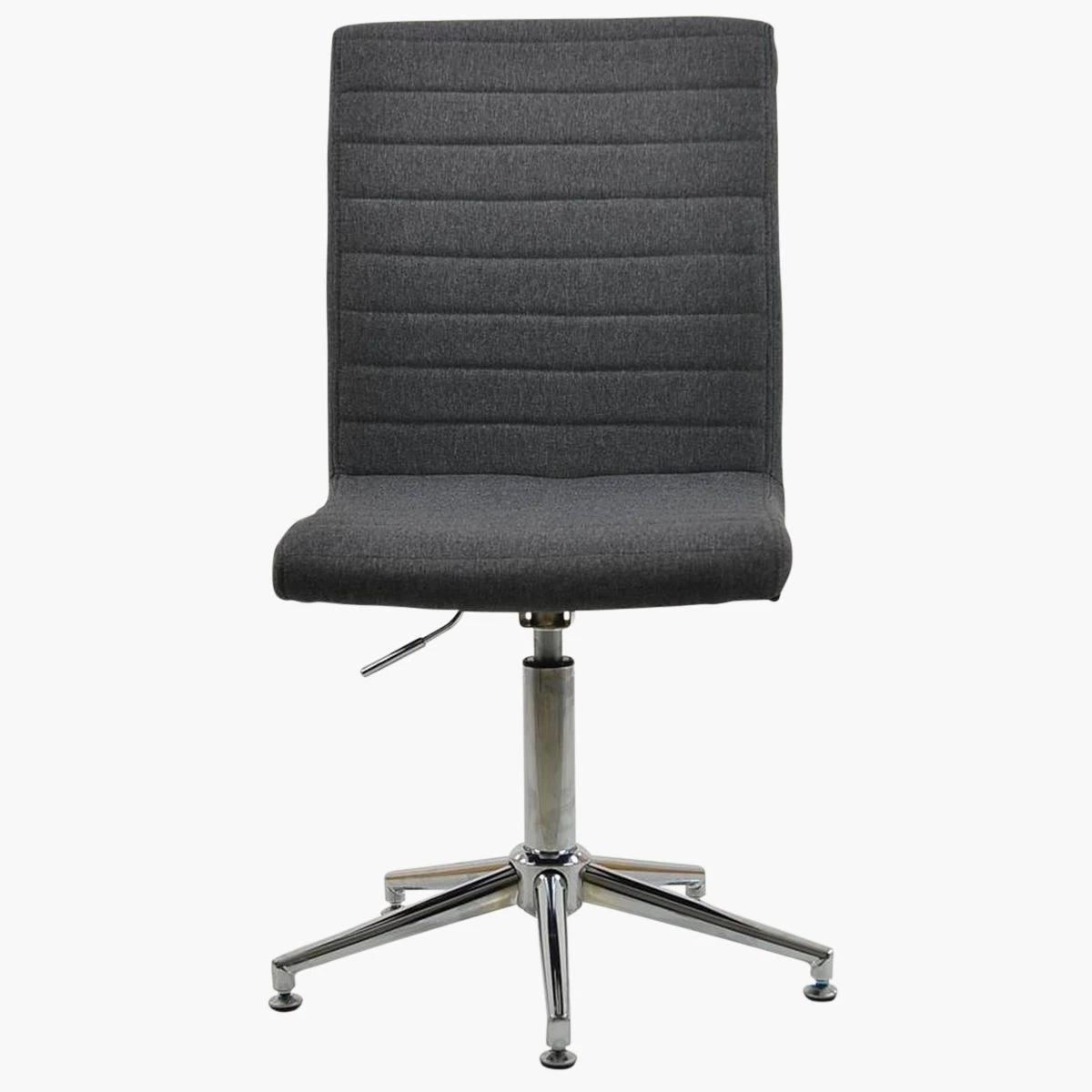 Ripple Dark Grey Fabric Dining Chair With High Backrest 3 Ripple Dark Grey Fabric Dining Chair With High Backrest