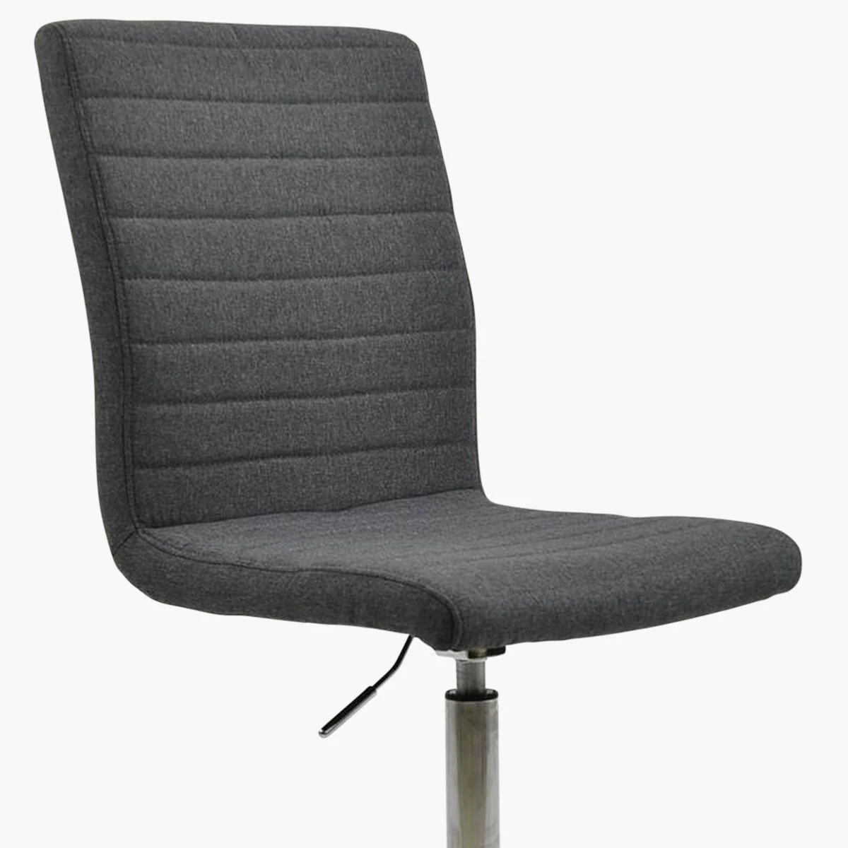 Ripple Dark Grey Fabric Dining Chair With High Backrest 5 Ripple Dark Grey Fabric Dining Chair With High Backrest - Image 3